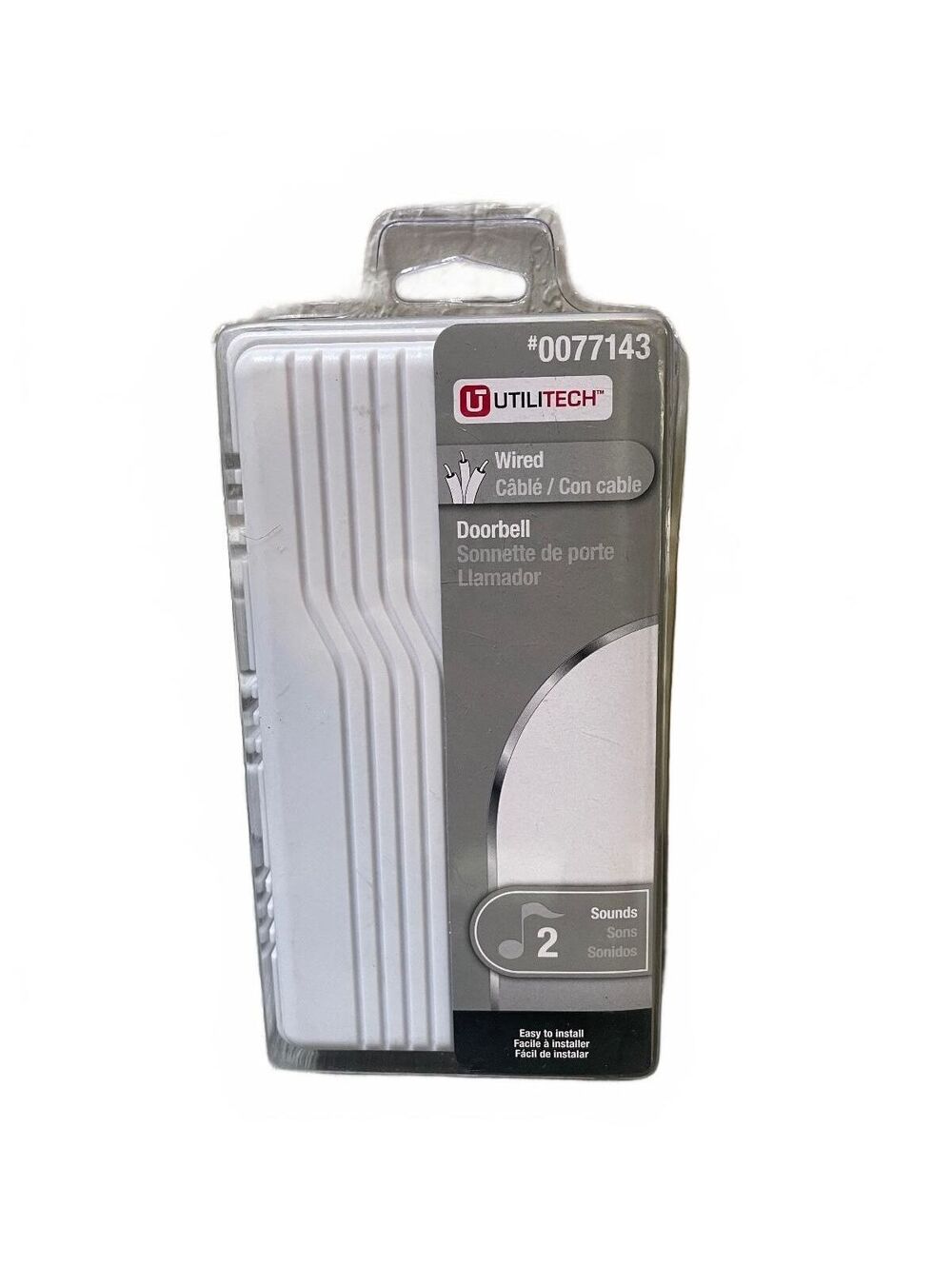 Utilitech Wired Doorbell Kit-New/Opened package #0077143